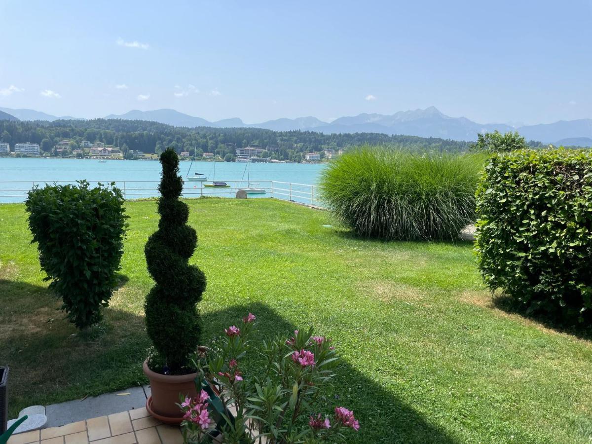 Ferienwohnung Velden Am See - 24 Holiday Mit Seezugang 沃尔特湖畔韦尔登 外观 照片