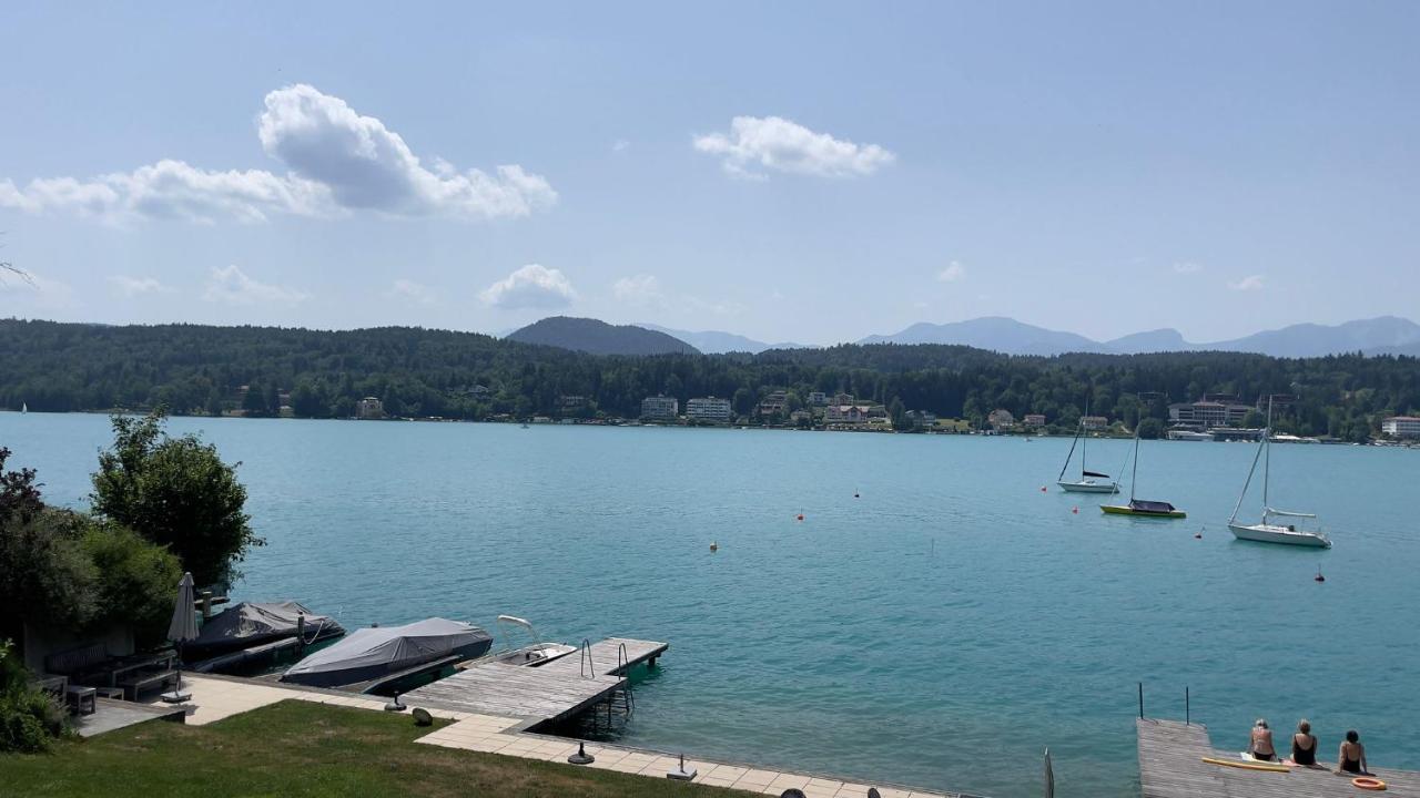 Ferienwohnung Velden Am See - 24 Holiday Mit Seezugang 沃尔特湖畔韦尔登 外观 照片